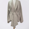 Kimono Linho Bege Pedra