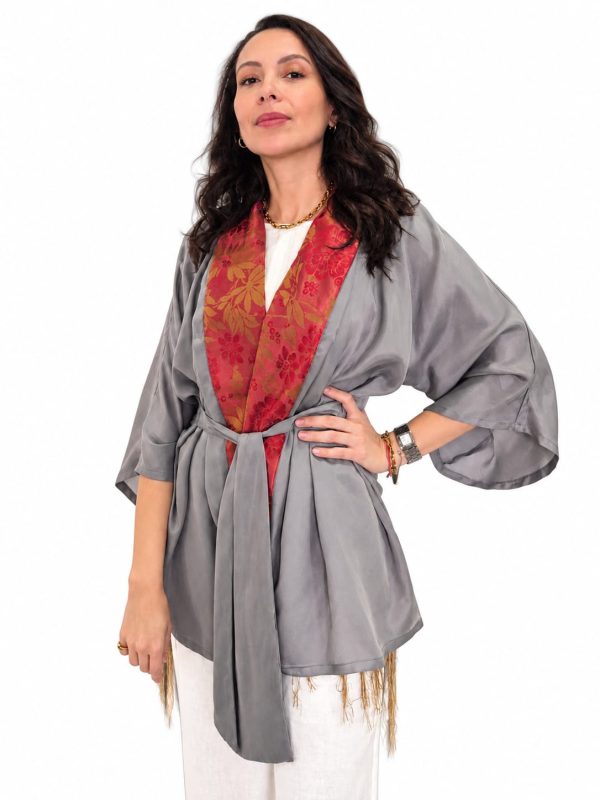 Kimono Jacquard Cupro