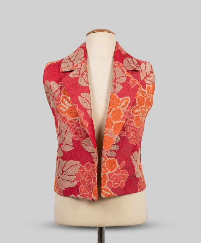 Colete Jacquard Floral