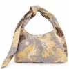 Mala Jacquard Floral Amarelo