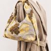 Mala Jacquard Floral Amarelo