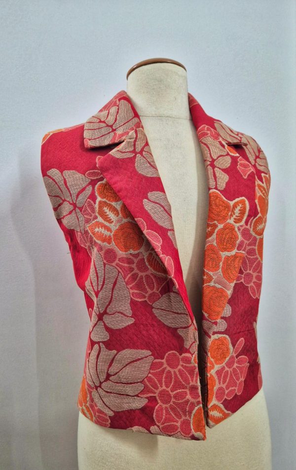 Colete Jacquard Floral