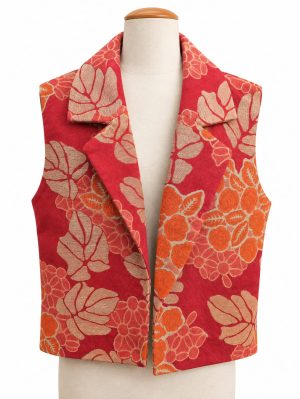 Colete Jacquard Floral